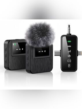 Wireless Lavalier Microphone Noise Reduction Mini Mic